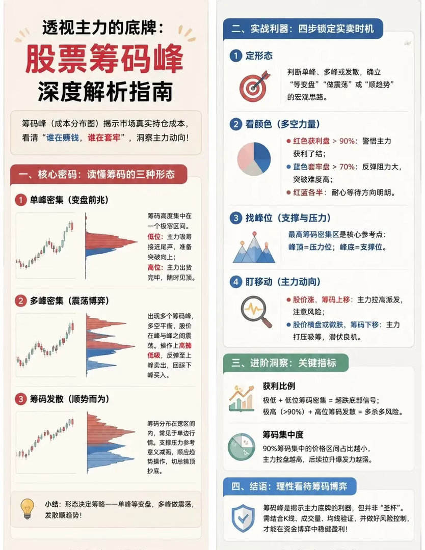 涨跌主力：股票筹码峰深度解析指南 