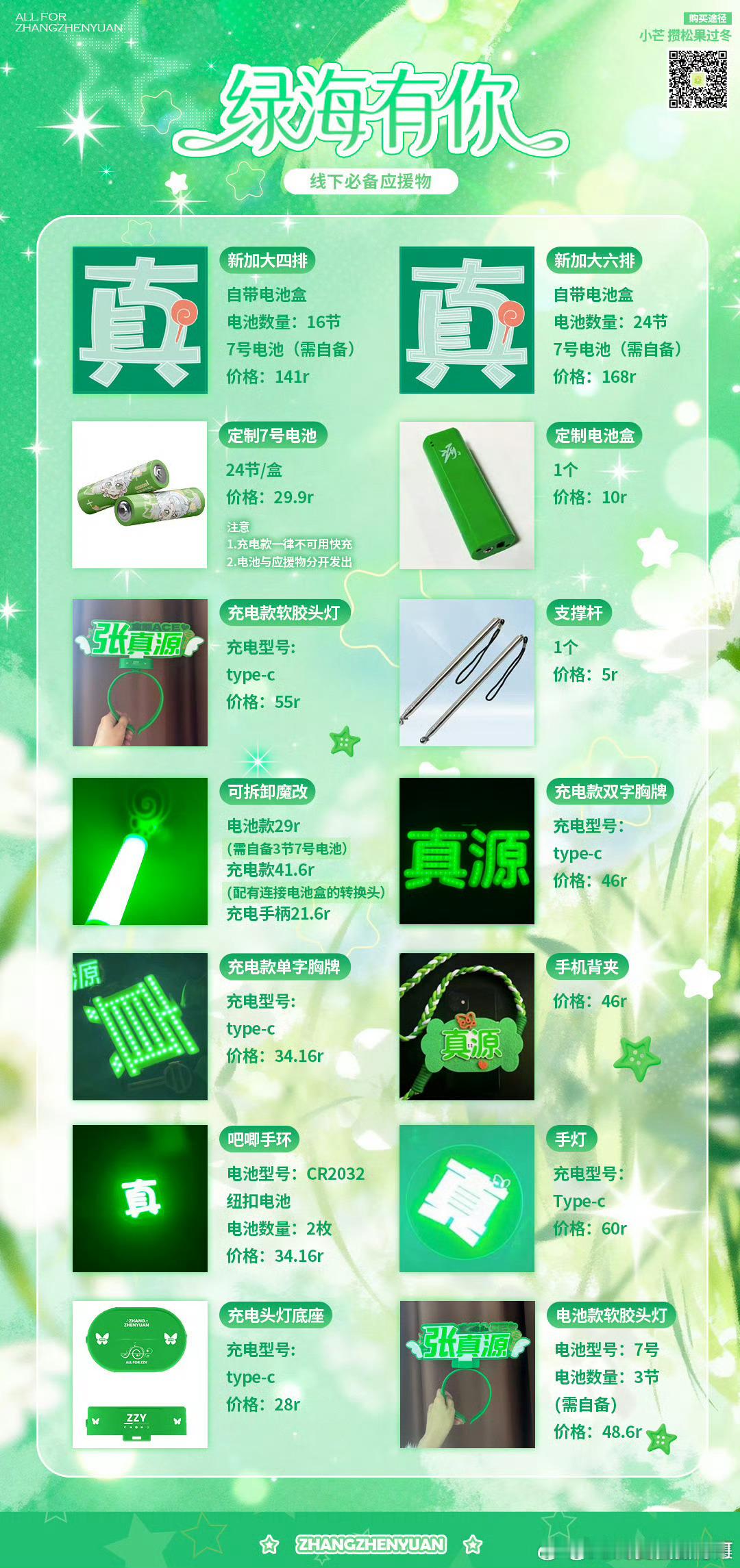 应援物只认这些   别什么热度都蹭好吗张真源应援色二代唯一all绿