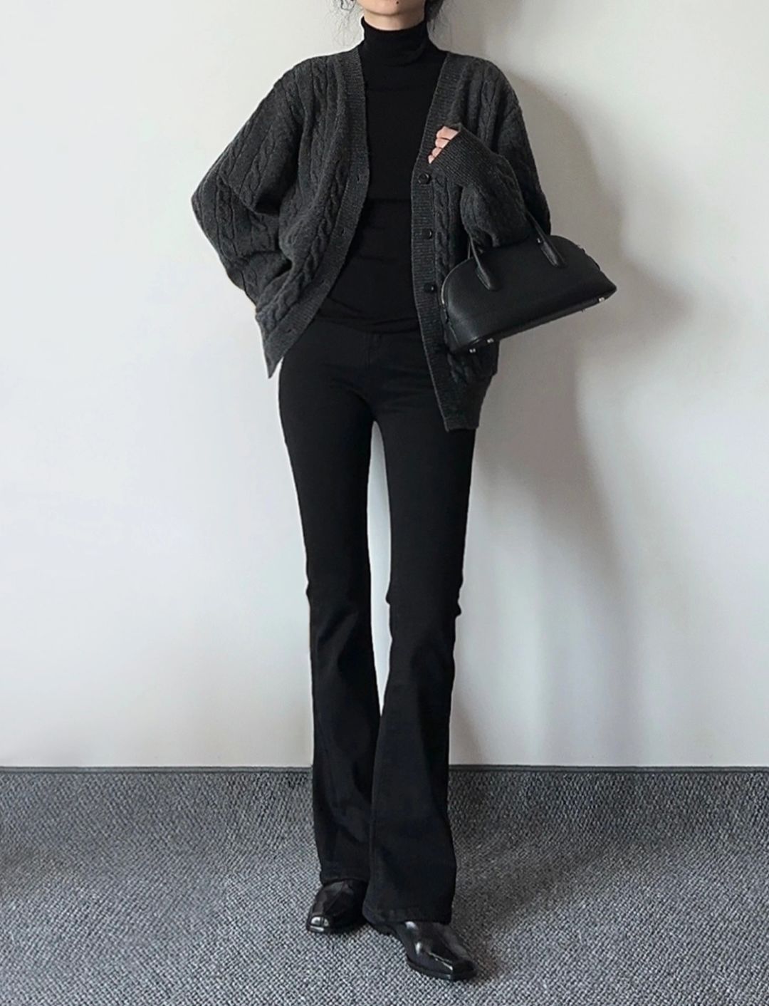 巨显高显瘦的喇叭裤！