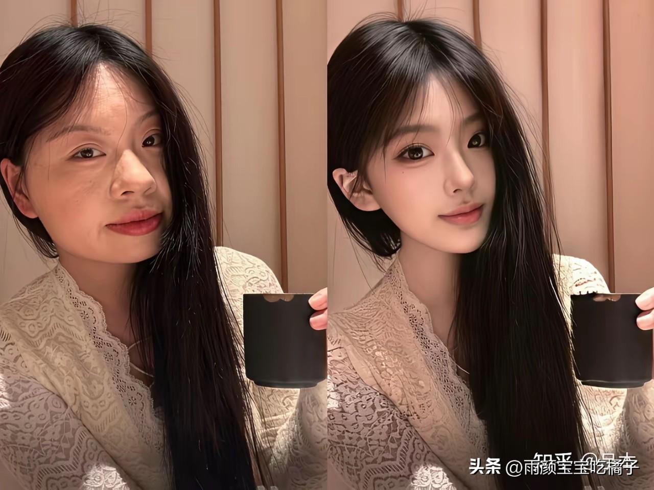 论美颜效果的强大！[捂脸][捂脸]