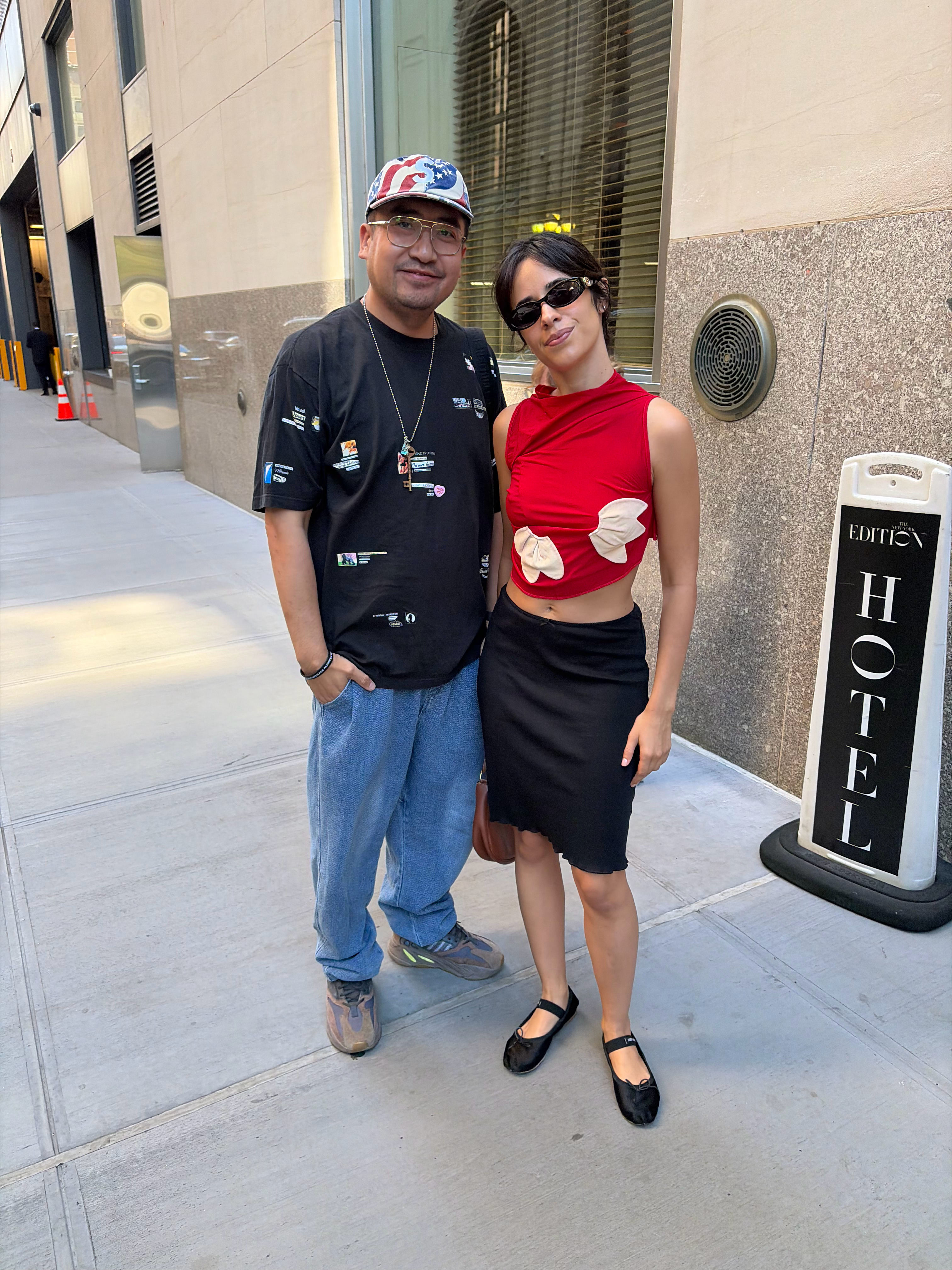 卡妹 camilacabello 纽约时装周 明星合影 名人街拍 ​​​