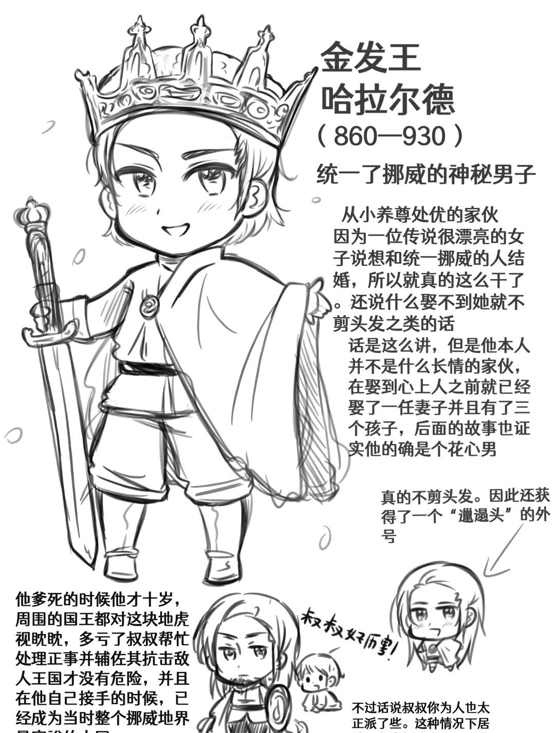 ◆②挪威国王图鉴
这个家伙的性格很有意思。
而且活了60岁算挪威国王里岁数较高的