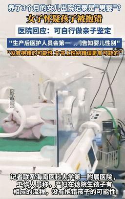 解释不清了！海南一女子生下女儿，回家养了3个月，突然发现出院记录上，写着“分娩一