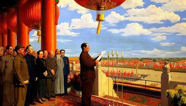 毛主席的霸气果然名不虚传！
 
1949年10月1日，下午三点整，北京天安门广场