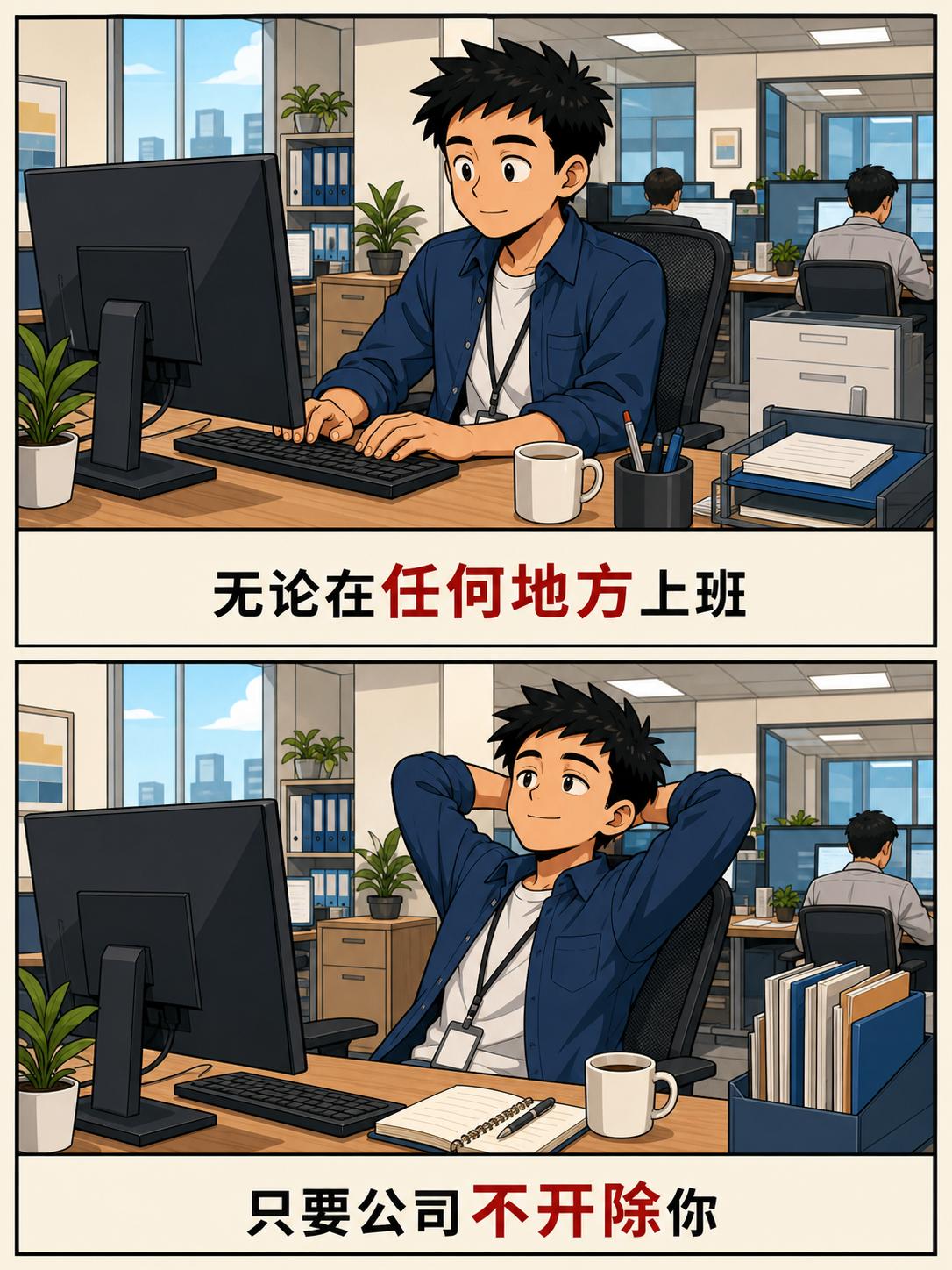 工作只是谋生的手段，从来不是生活的全部。
