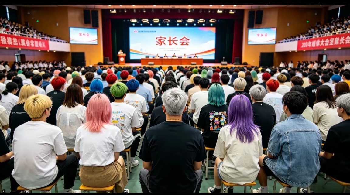 80后中登叛逆染头发，请问80后朋友，你们染了吗？ 