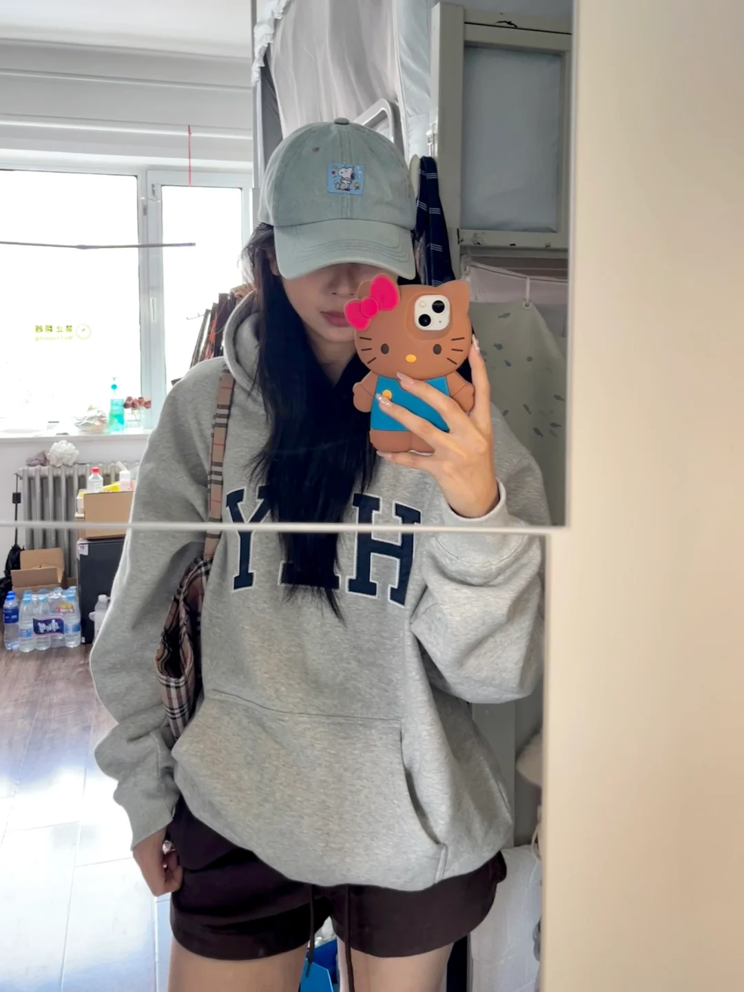 ⁺◟  𖠵 🗑️ꊞ 人手一件的灰色卫衣穿搭思路