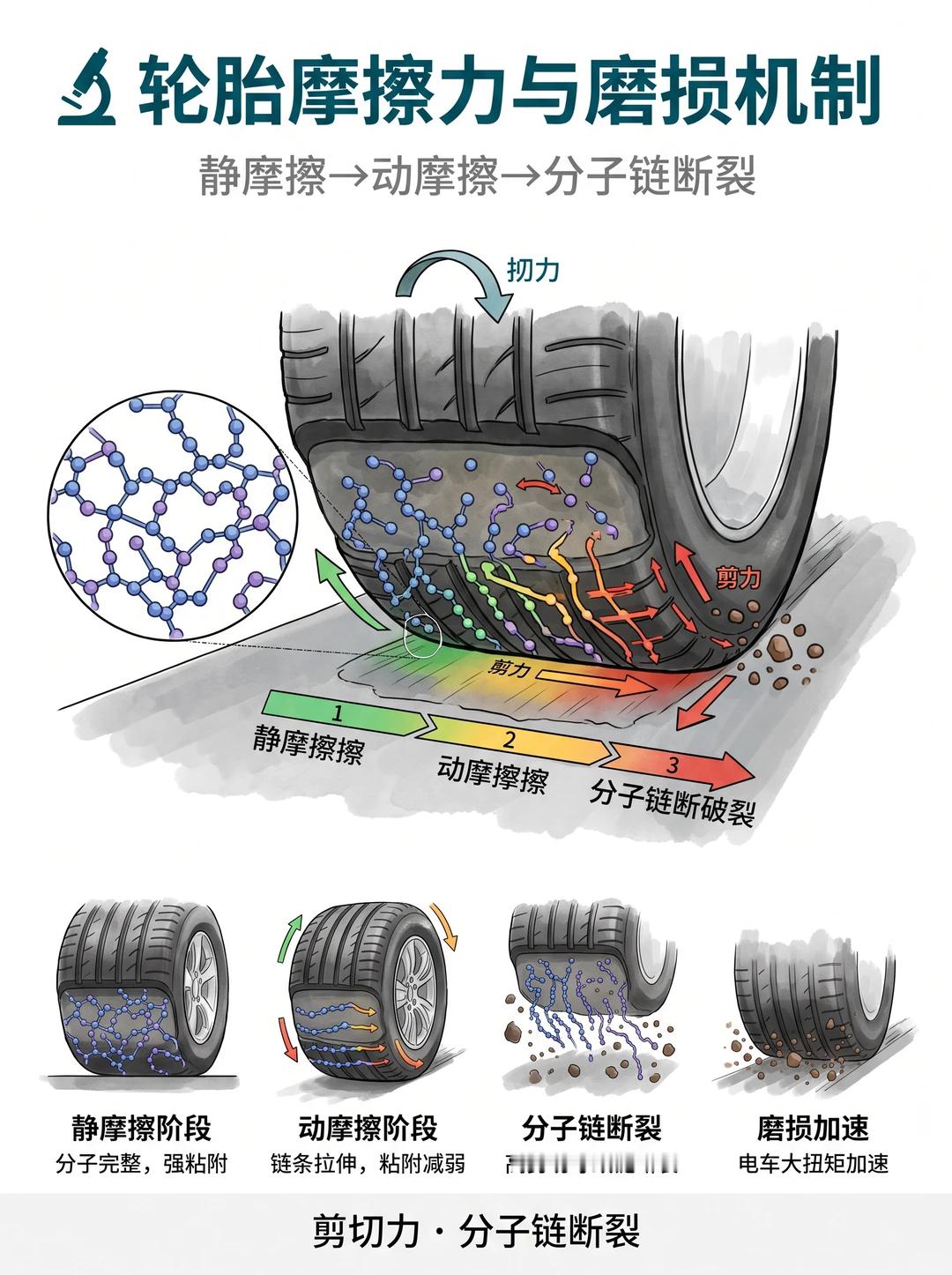 汽车 为什么电车比油车更费胎？一图看懂硬核原理1. “超重”的身体（电池组压力）