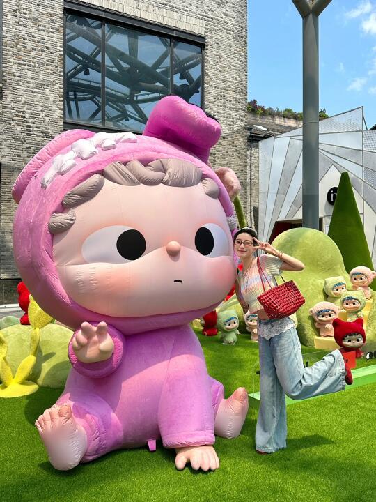 杭州超🉑爱的新展！！！哦崽空降西湖边啦🩷