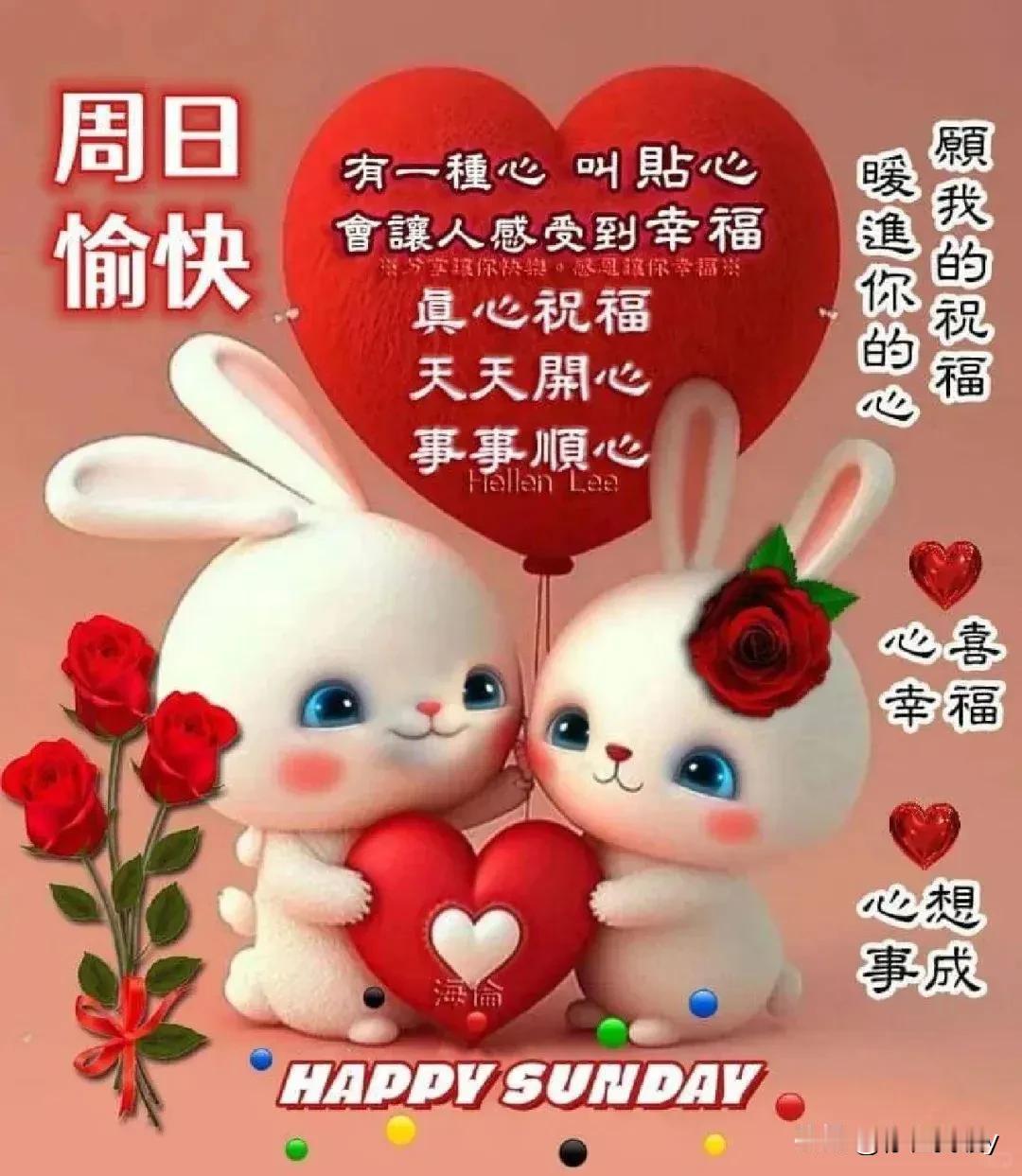 周日晨光里，空气清新宜人，愿朋友们精神饱满，活力四溢！愿生活如这清新空气，幸运常