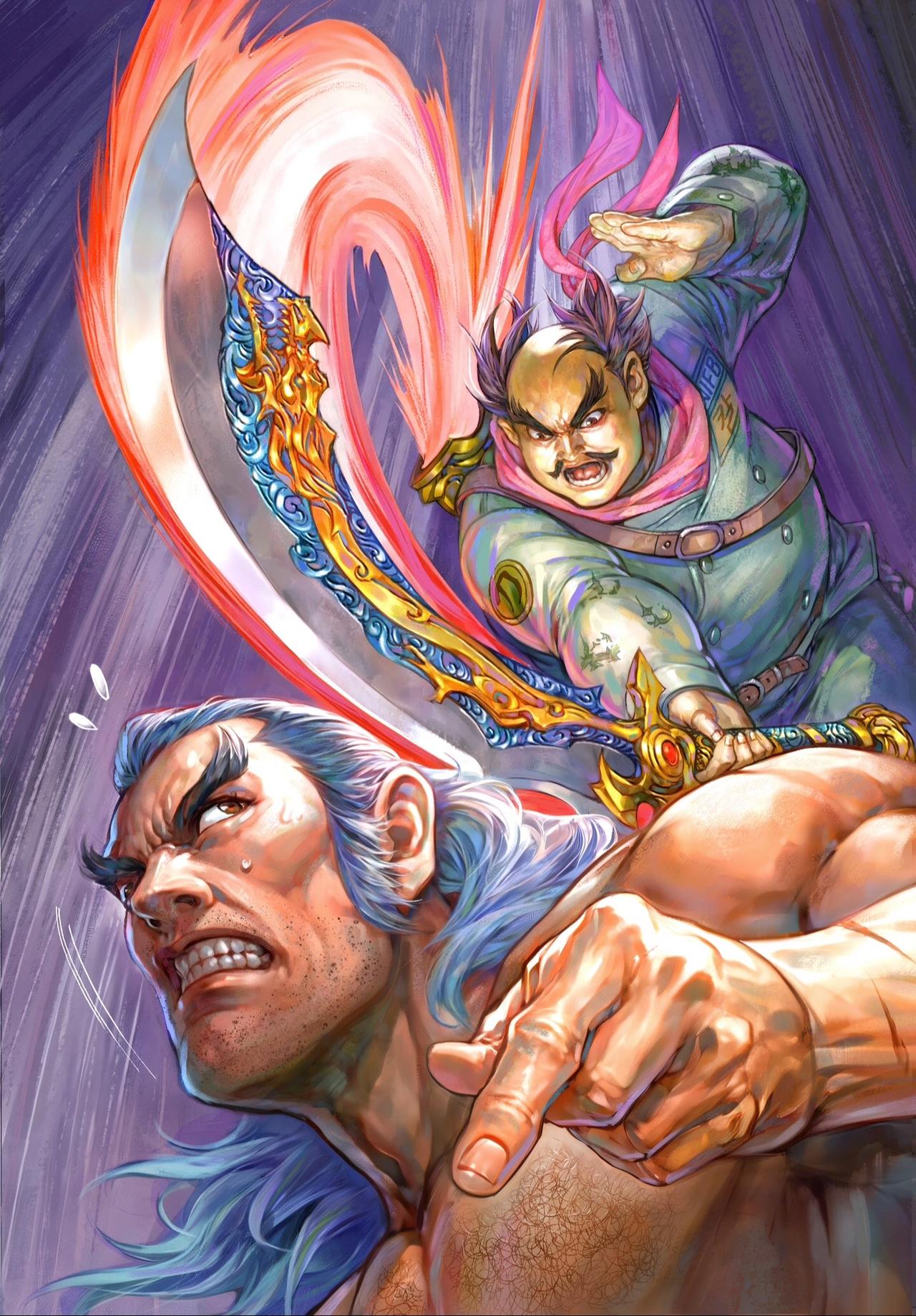 香港漫画书 龙虎门內文彩页