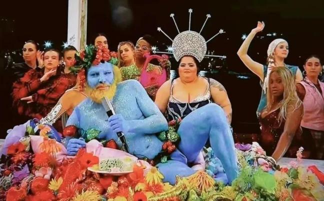 大家还记得巴黎奥运会期间那个蓝精灵吗？当时他的出现实在是恶心了全球，可是当劳a把