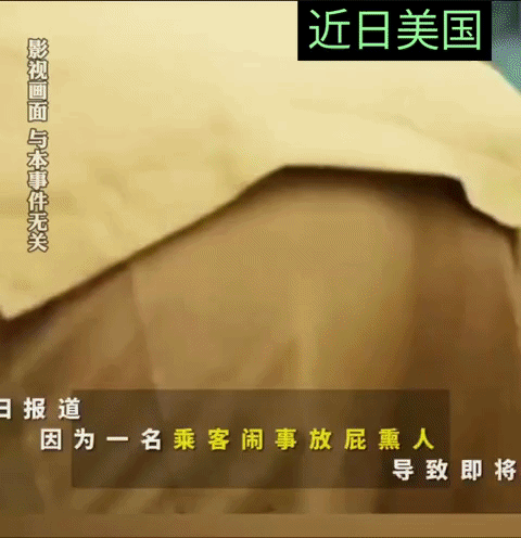 美国一男子因为在飞机内放臭屁，被赶下飞机，飞机起飞后为他调头。
开始是因为他穿着
