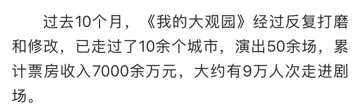陈丽君谈我的大观园火出圈 截至目前，主演《我的大观园》🎫房已高达7553W+‼
