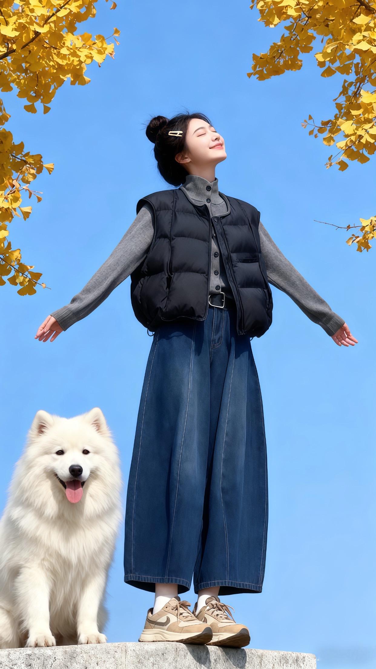 简约穿搭 韩系穿搭 气质穿搭 保暖又好看 慵懒风穿搭