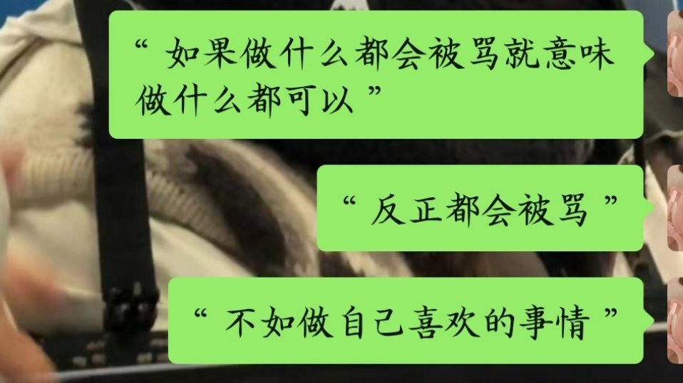 虽然欣子采访对以前的被骂浅浅略过但其实是（个人看法 ​​​
