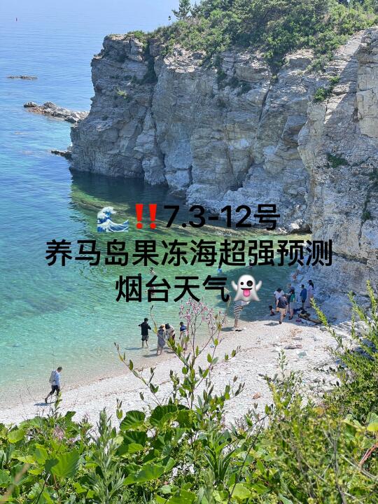 📍7.3-12号烟台养马岛果冻海超强预测