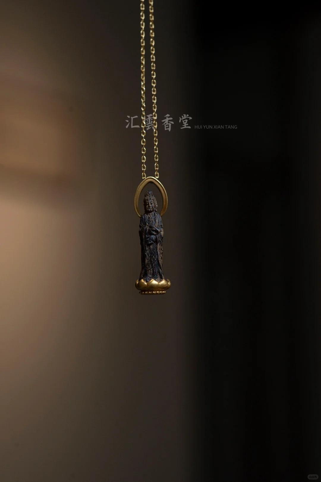 精品沉香观音随身佛，必须入这款沉香护身符