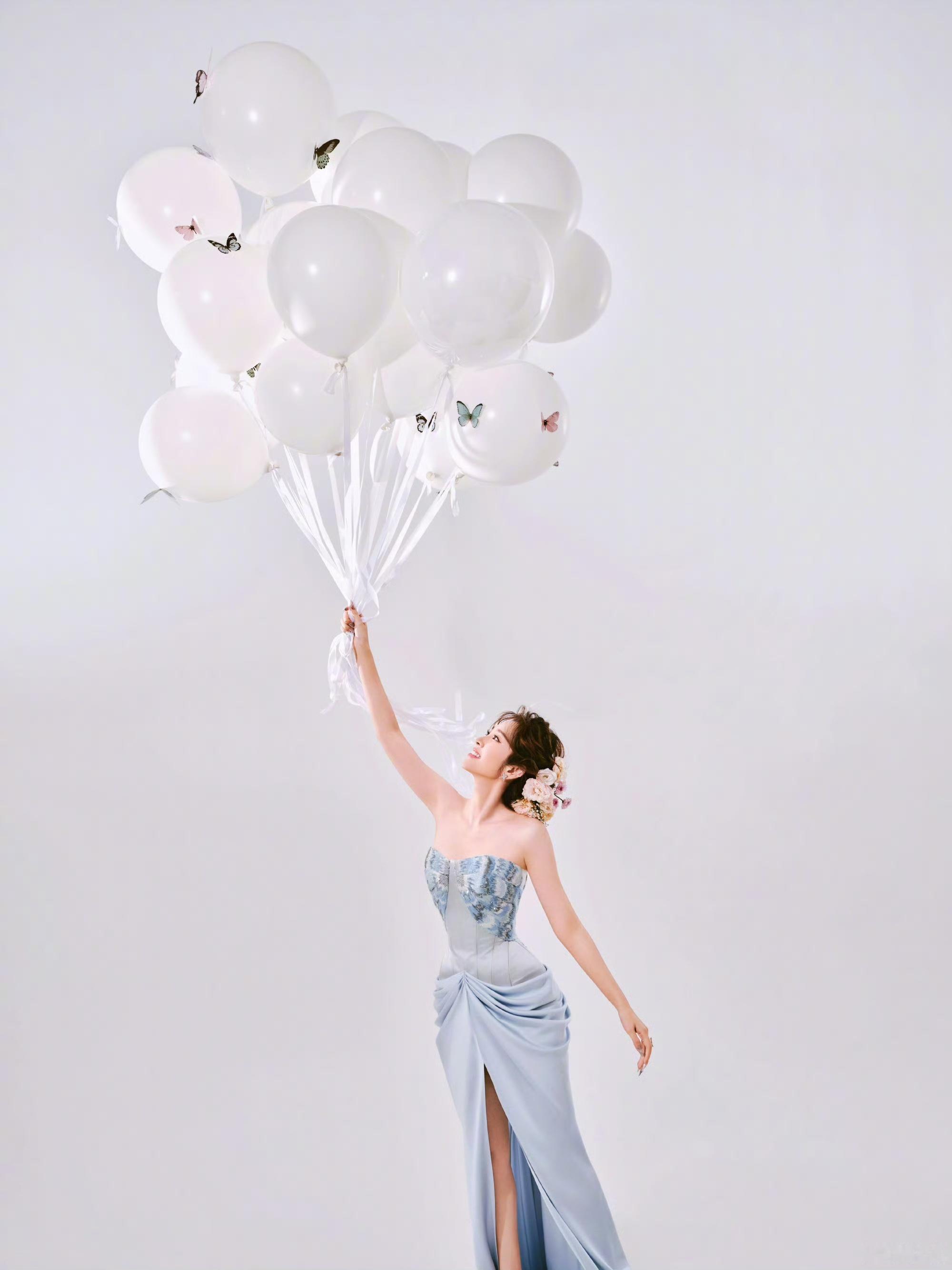 唐艺昕唐艺昕如花绽放生日照唐艺昕花仙子造型！！ 