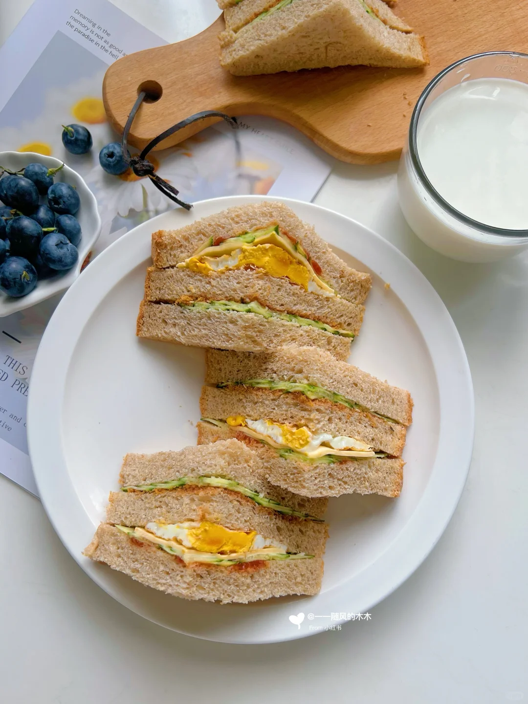 这个三明治有点好吃😋节后减脂