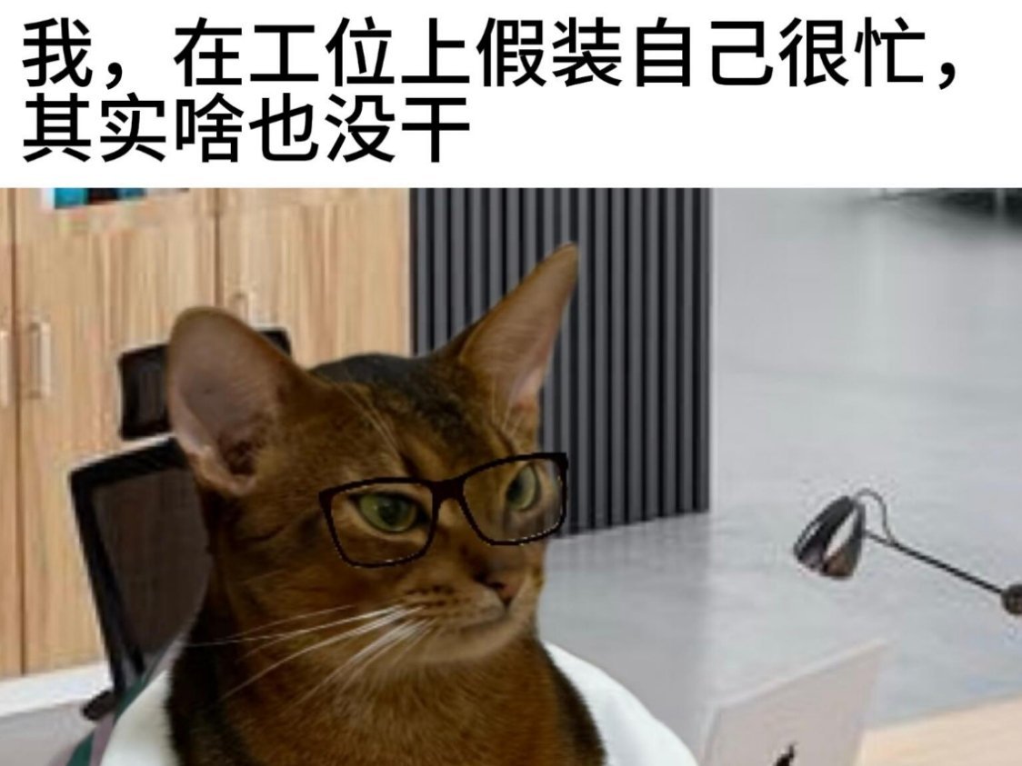 过年前的工作状态～ 