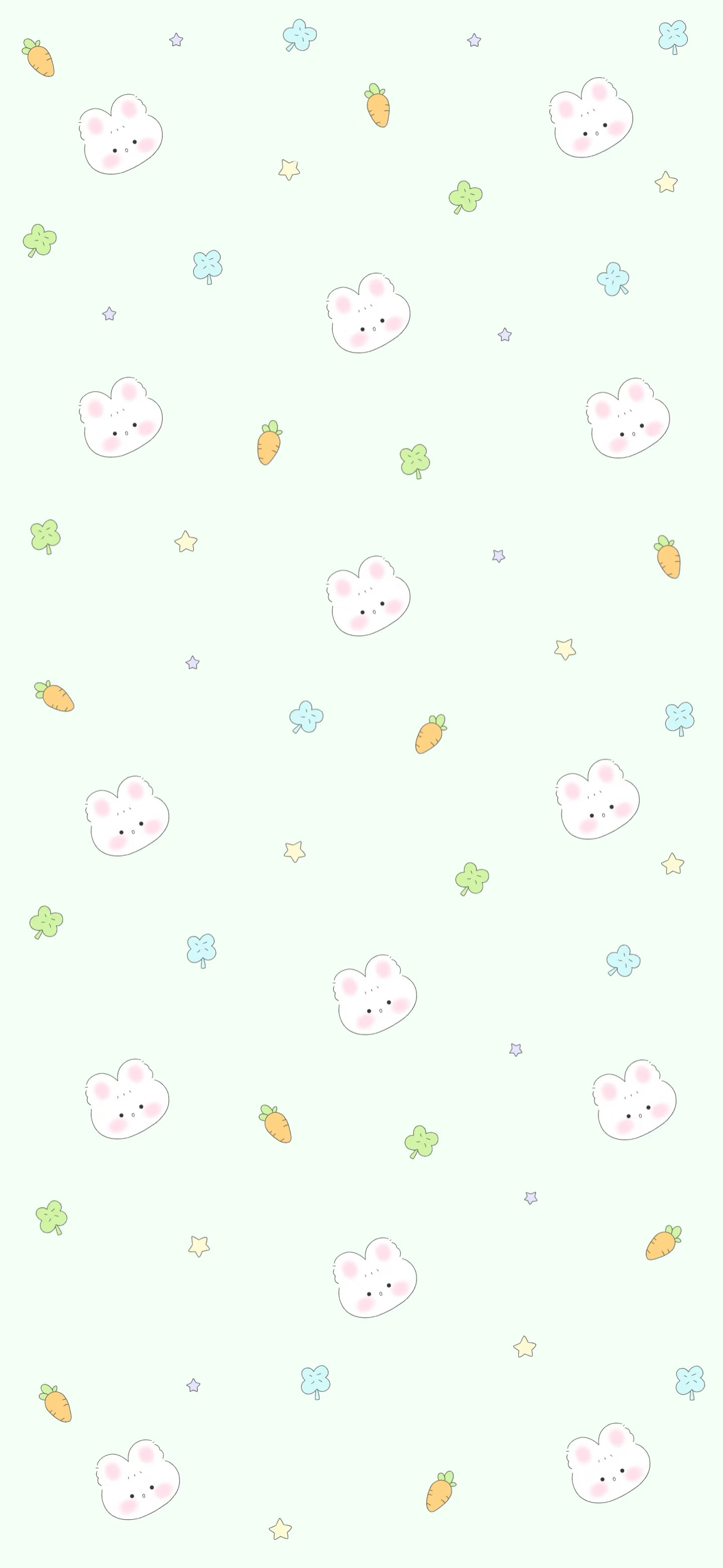 可爱平铺壁纸背景图 