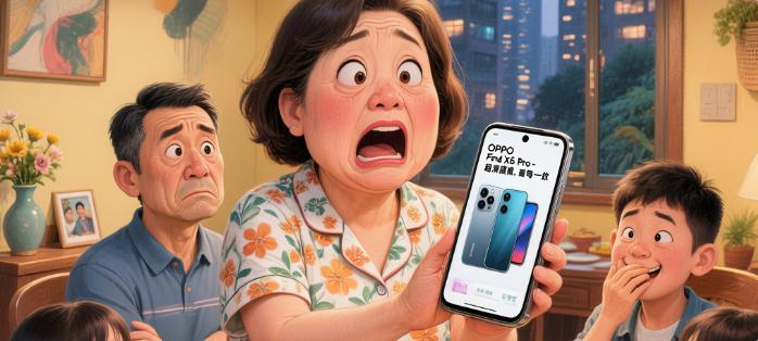 母亲节前夕，OPPO的文案策划小王交出了"心血之作"：
「我妈有两个"老公"，一