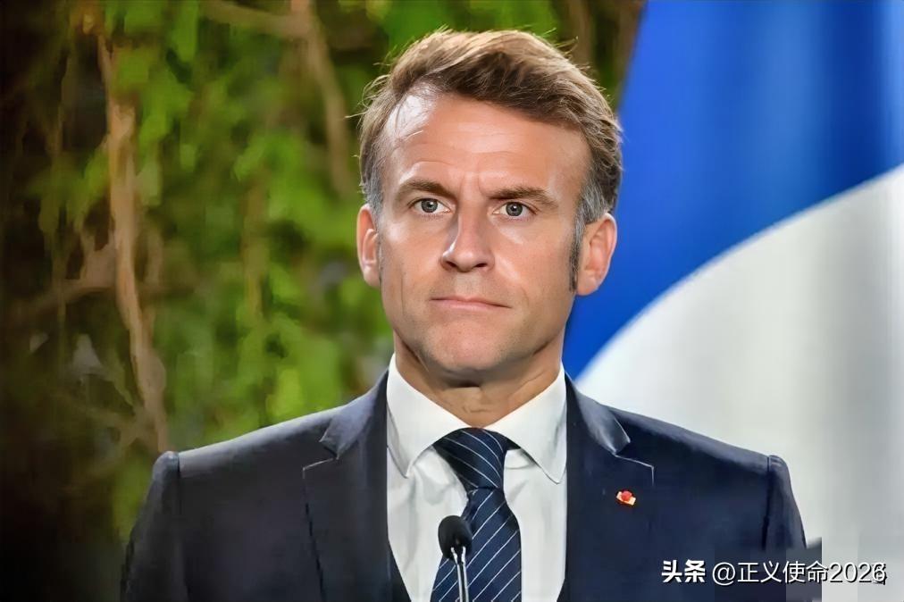 昨天晚上法国总统马克龙对着全国观众，来了一次火力全开的电视讲话，把美以的军事行动