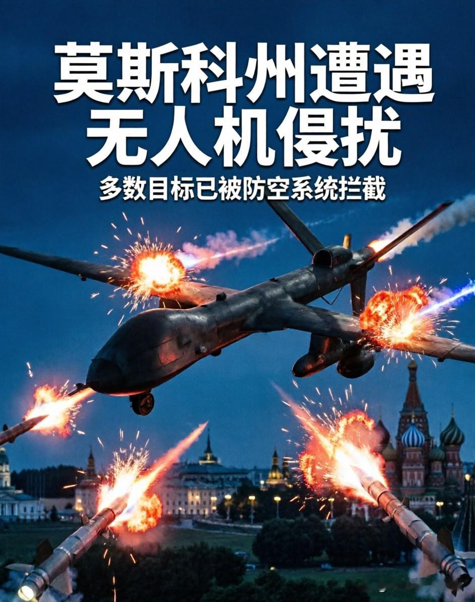 依据央视权威快讯，当地时间7月27日晚间至次日清晨，莫斯科州多地遭遇无人机集中来