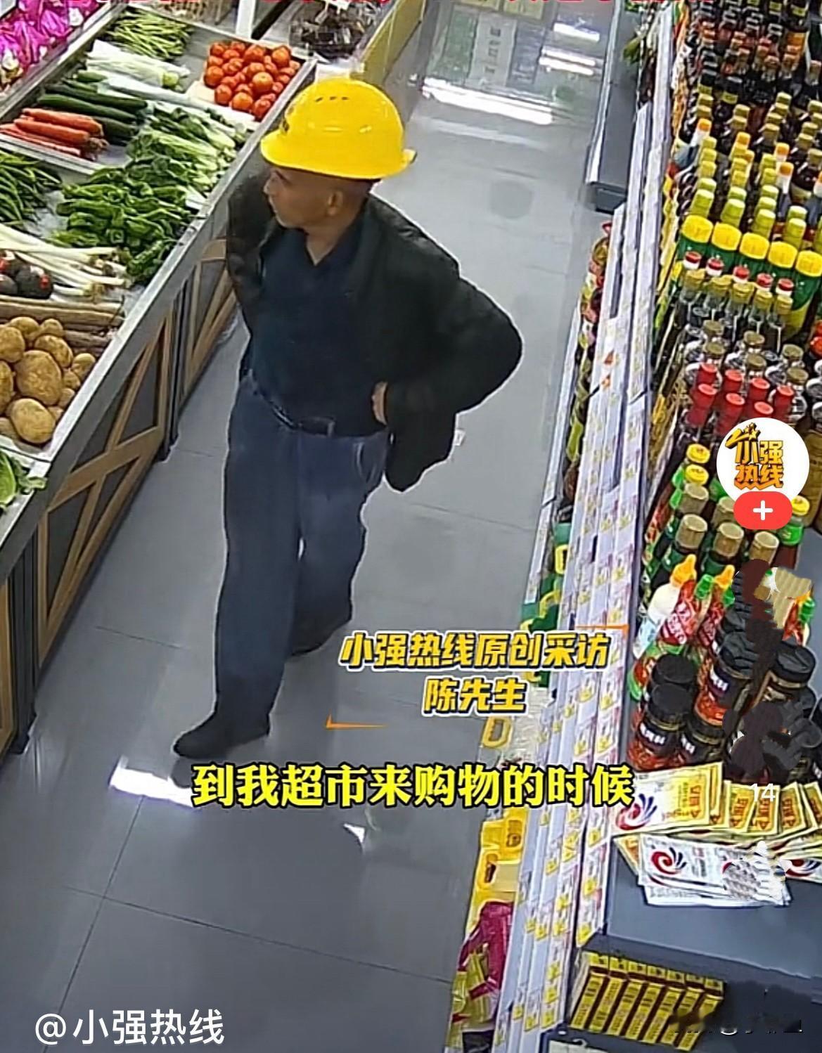 近日，重庆一新开超市，顾客不是太多，老板陈先生突然发现超市架子之间地面上有100