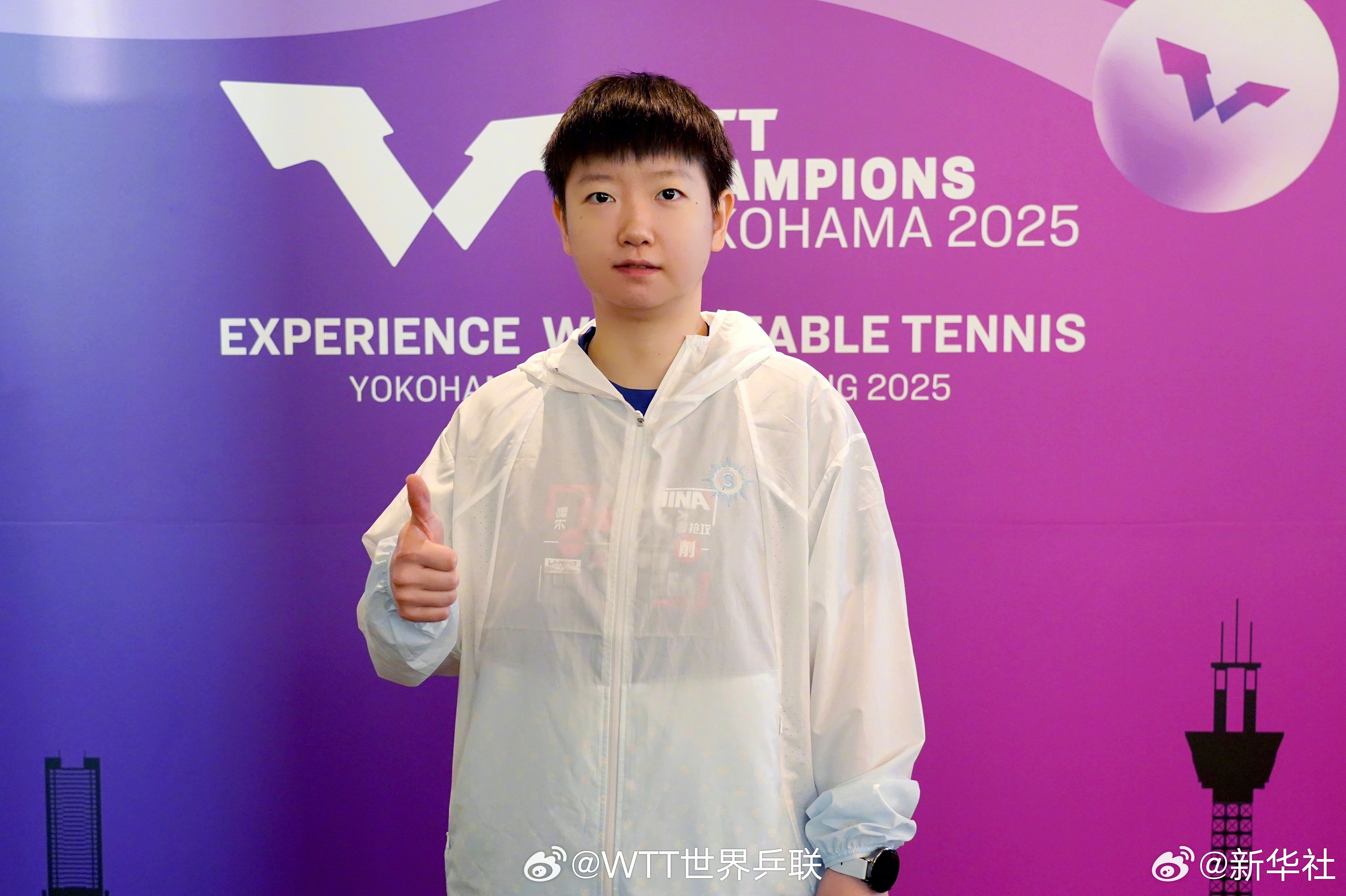 #孙颖莎王楚钦赛前照片#【#国乒队员赛前照片图集#】明天，2025WTT横滨冠军