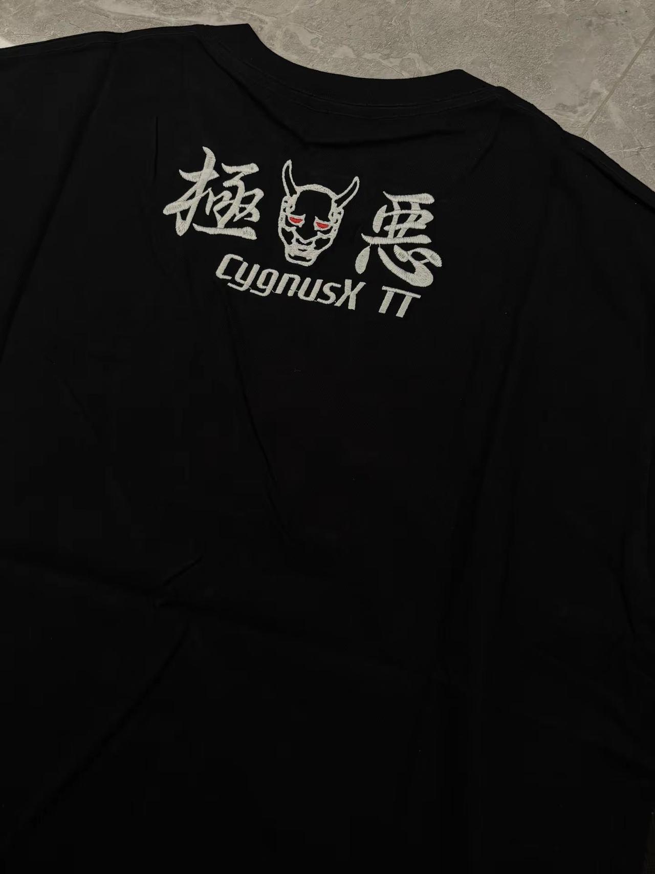 夏天到了 刺绣 印花 短袖上新📸极恶短袖t恤 极恶电研