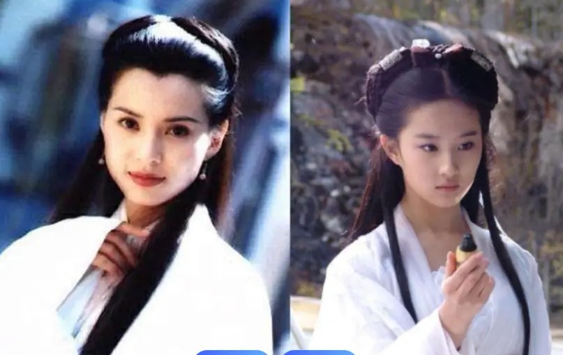迪丽热巴王与嫣 热巴粉认为刘亦菲版的王语嫣只是2.0版，97版李若彤和82版陈玉