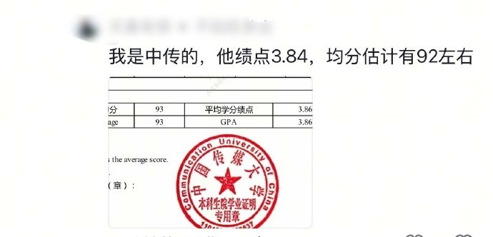 中传校友回应贺峻霖平均学分绩点校友回应贺峻霖平均学分绩点中传校友回应贺峻霖平均学