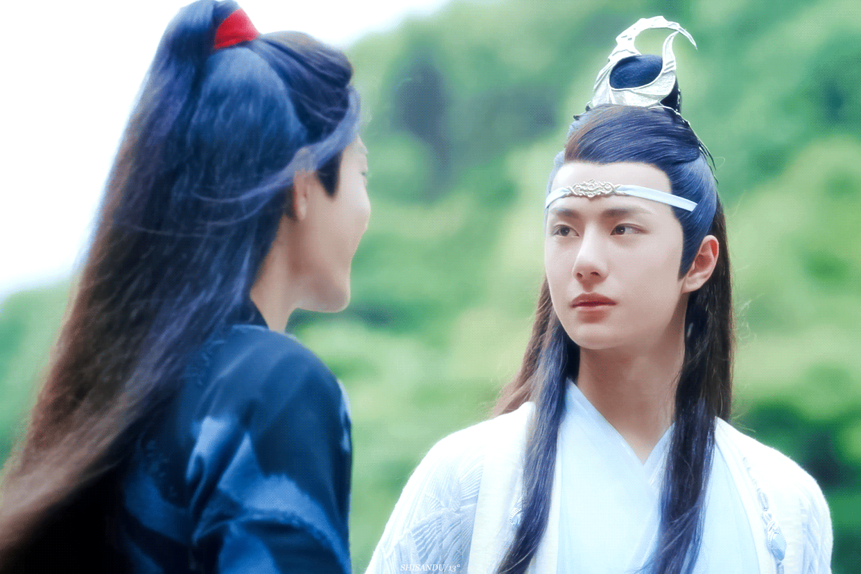陈情令  博來君日喜，一方肖長欢. 