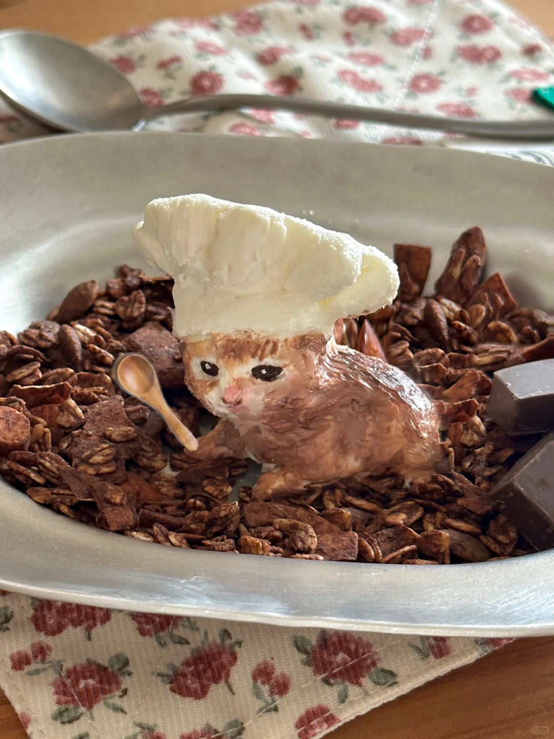 小厨神猫meme椰香可可酸奶碗🥣