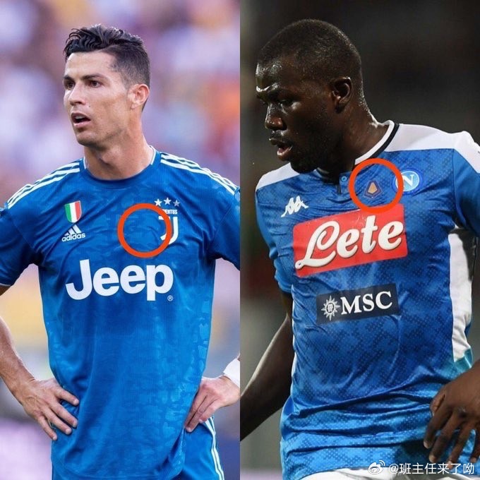 2019年，C罗拒绝佩戴最佳球员徽章，因为他不想被认为凌驾于尤文图斯队友之上，让