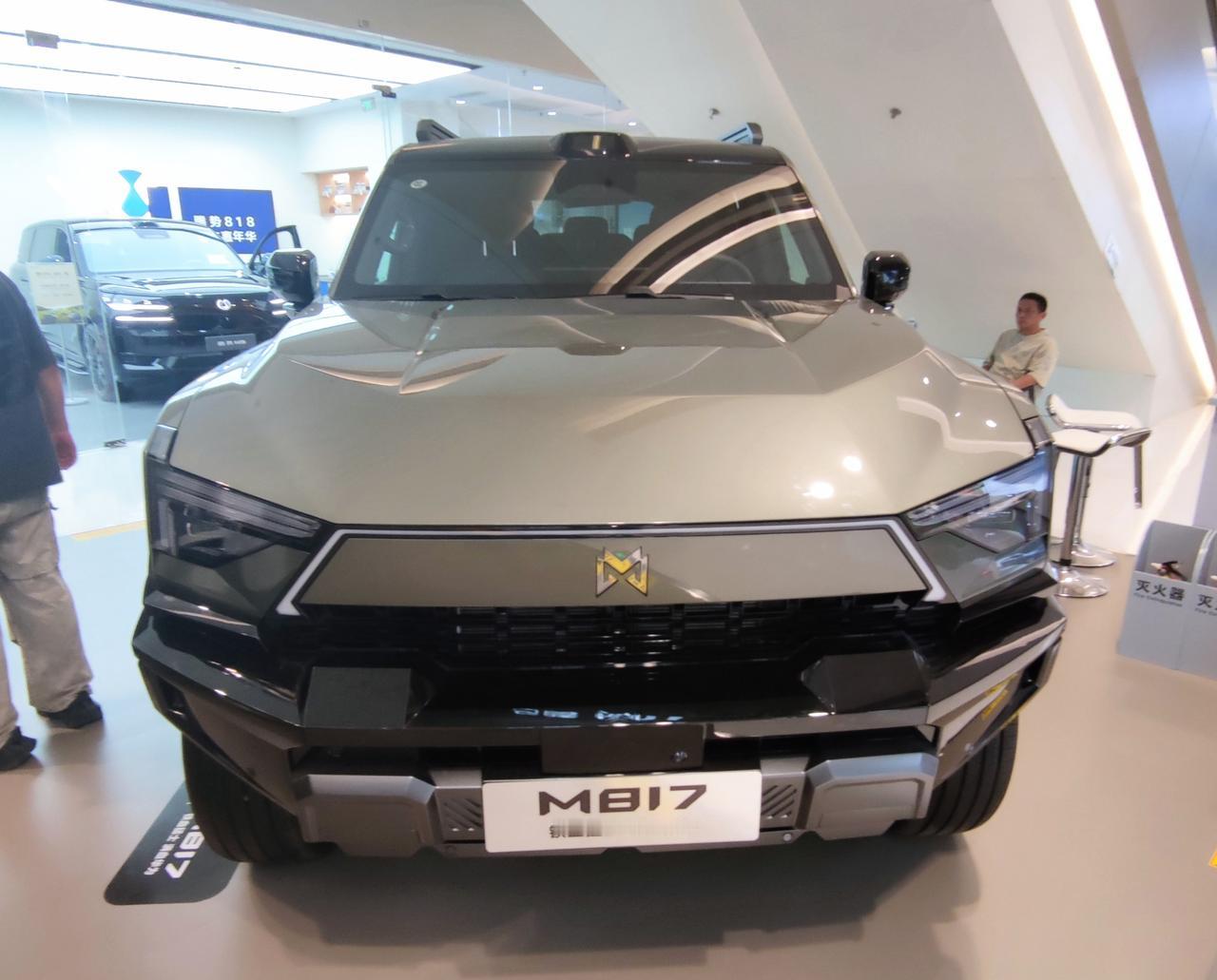 智能越野SUV《猛士M817》
   猛士M817是东风猛士科技推出的，大型插电