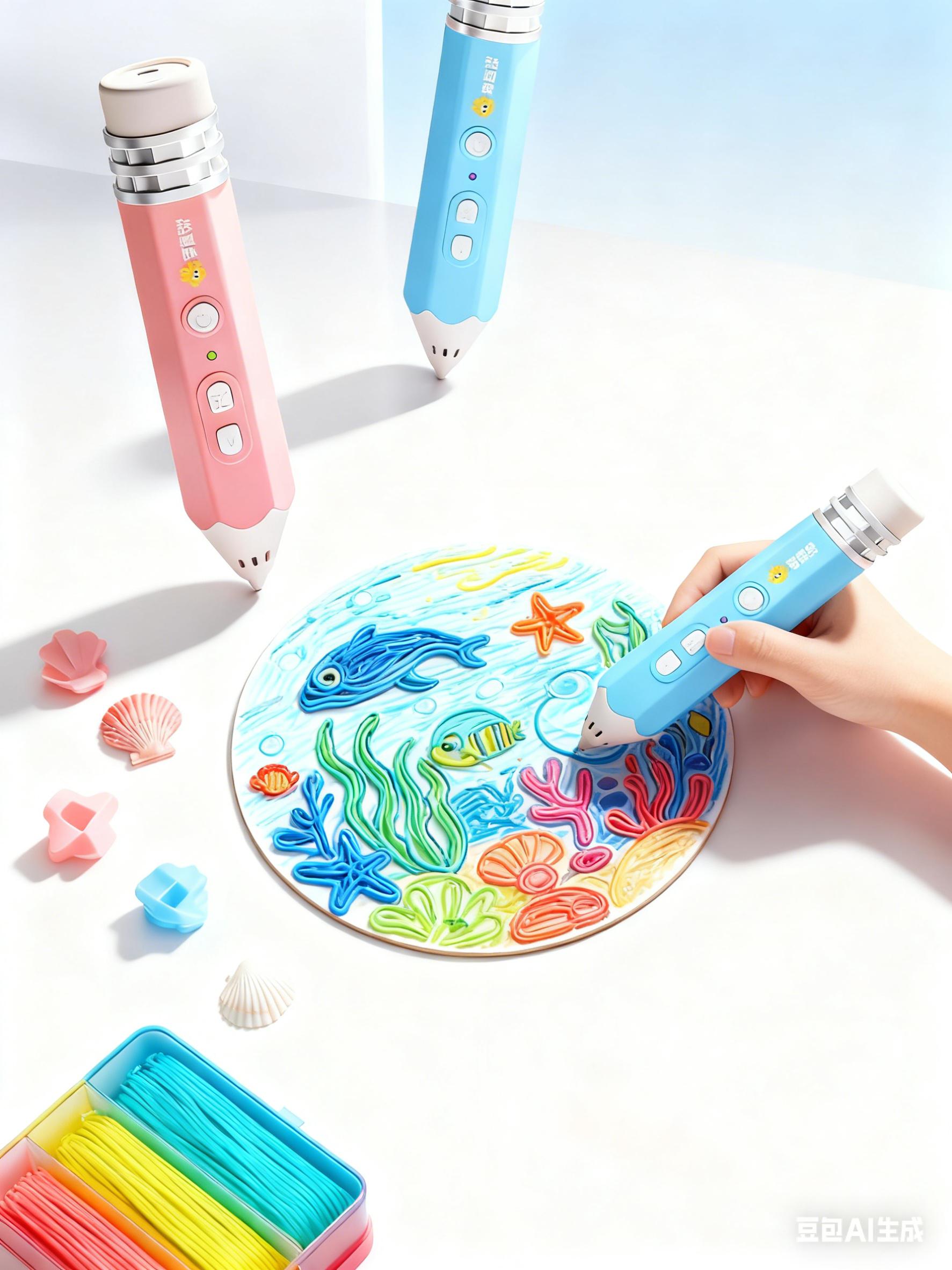 真的长见识了！在空中就能作画，小朋友天马行空的想象力都可以直接画出来！