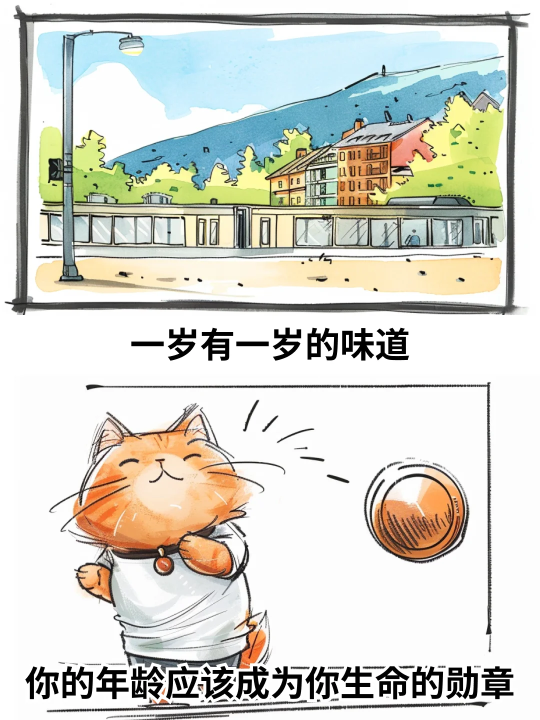 这段话太治愈了~