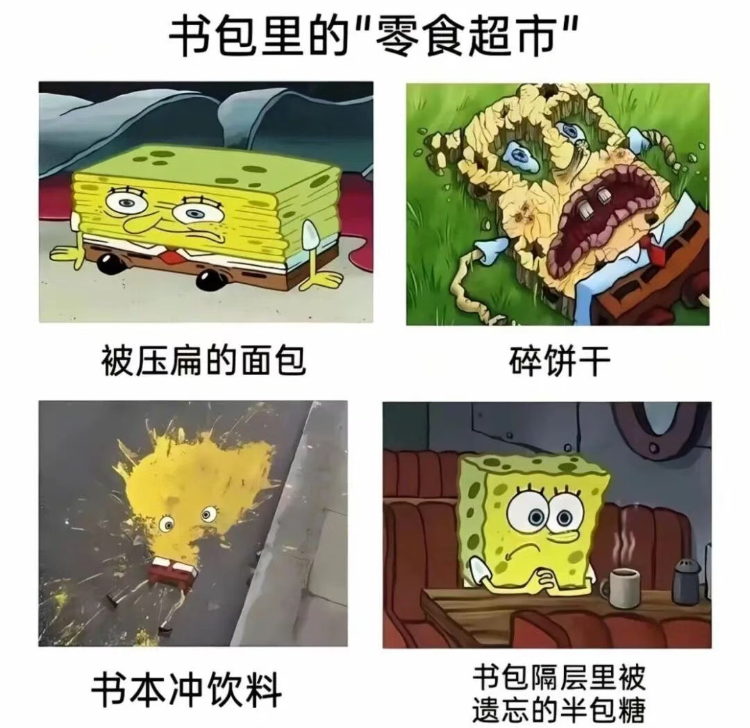 书包里的小零食memes ​​​