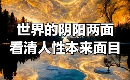 如何才能看清世界的本来面目？
 
走过半生，历经世事浮沉，我慢慢悟出一个道理：人