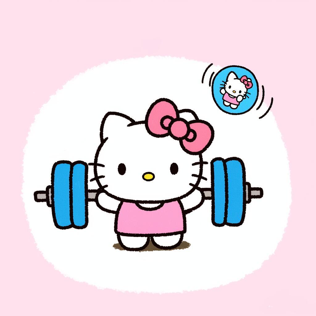 kitty练腿中！ 
