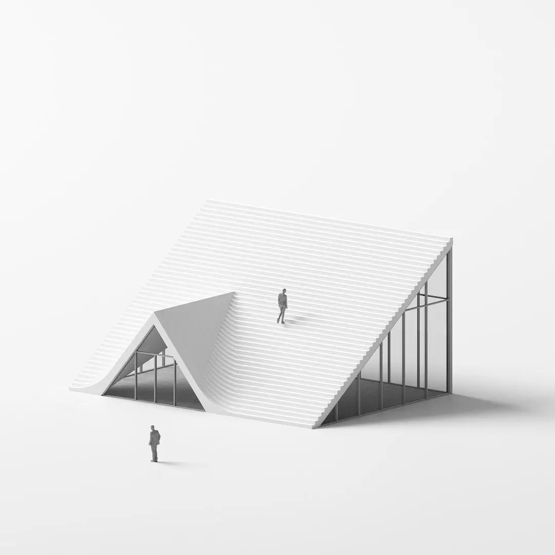 概念设计｜楼梯上的Dormer.By saul kim