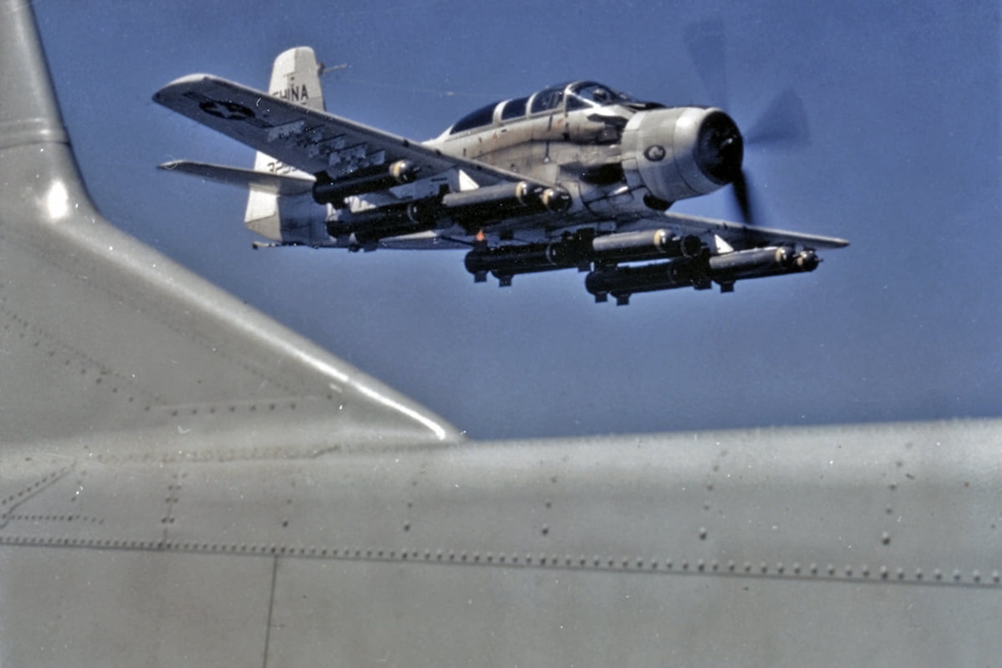 分享圖片：美國道格拉斯AD/A-1“空中襲擊者”艦載攻擊機 ​​​