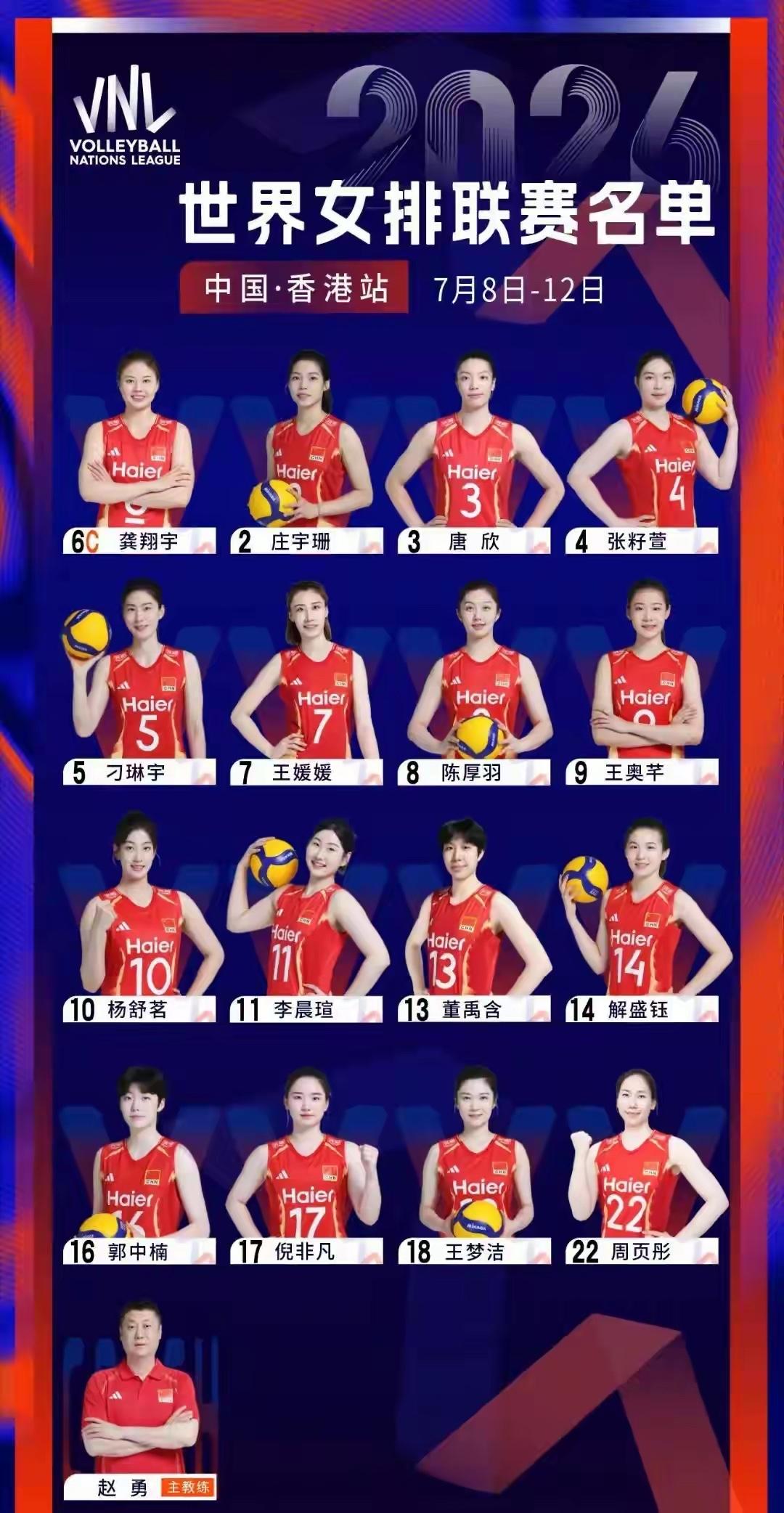 喜欢中国女排的球迷朋友们千万不要忘记了

        7月8日，星期三，也就