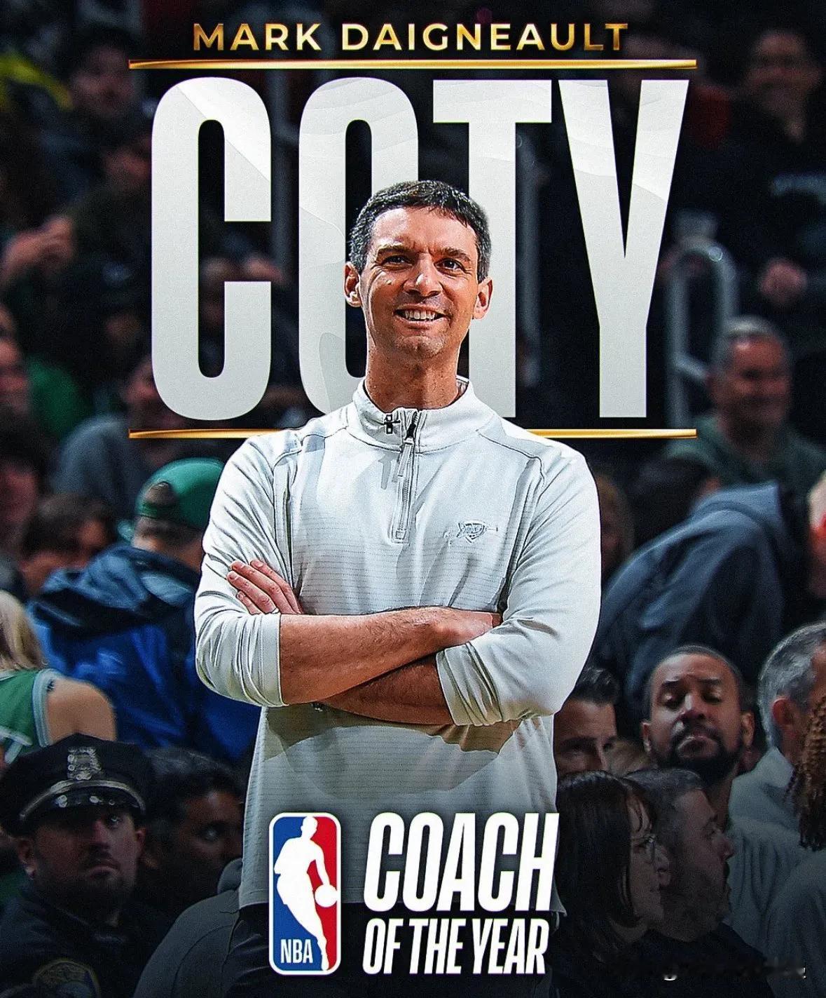 NBA 公布了本赛季的第四个奖项。年度最佳教练奖颁给了…… 🥁🥁

马克·戴