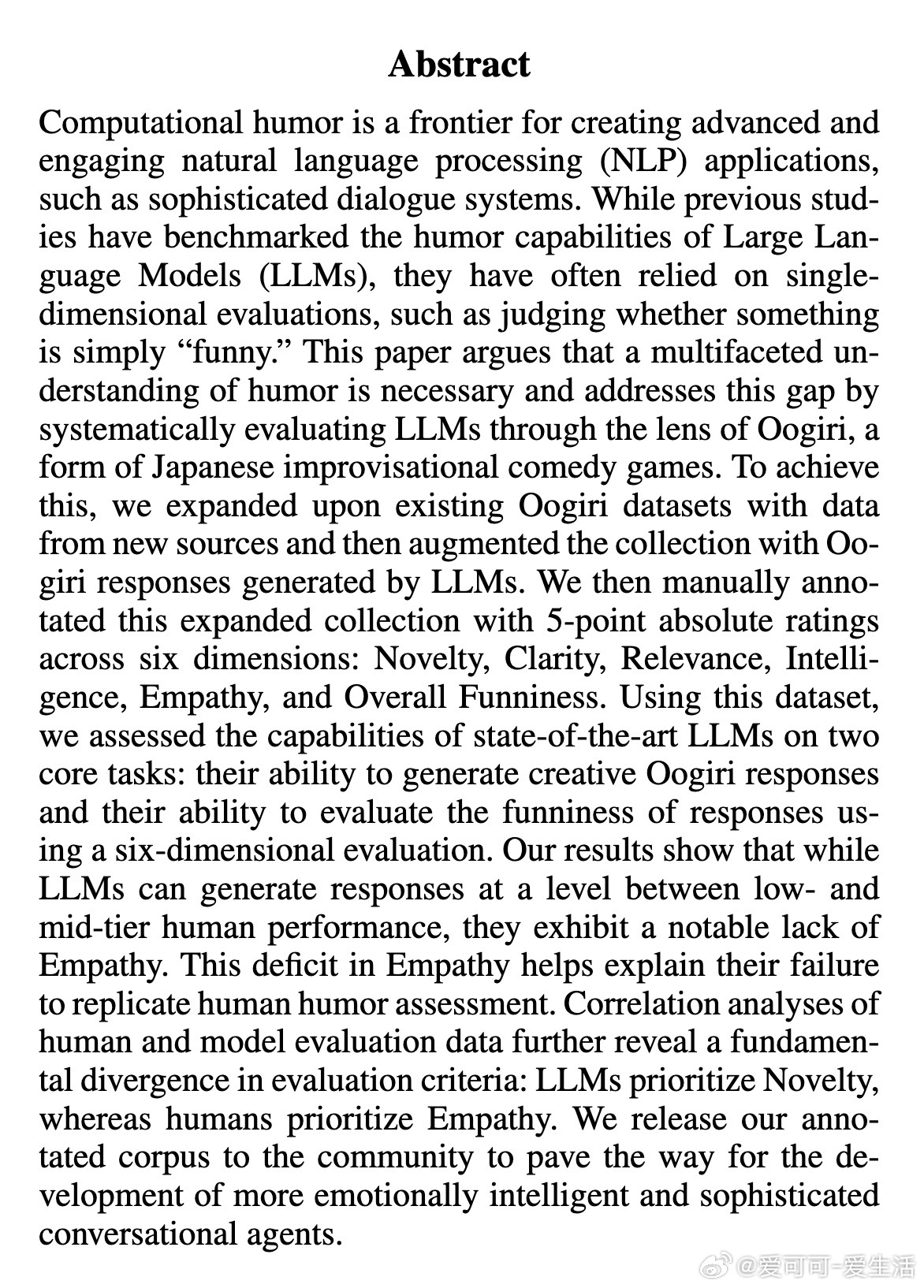 [CL]《Assessing the Capabilities of LLMs 