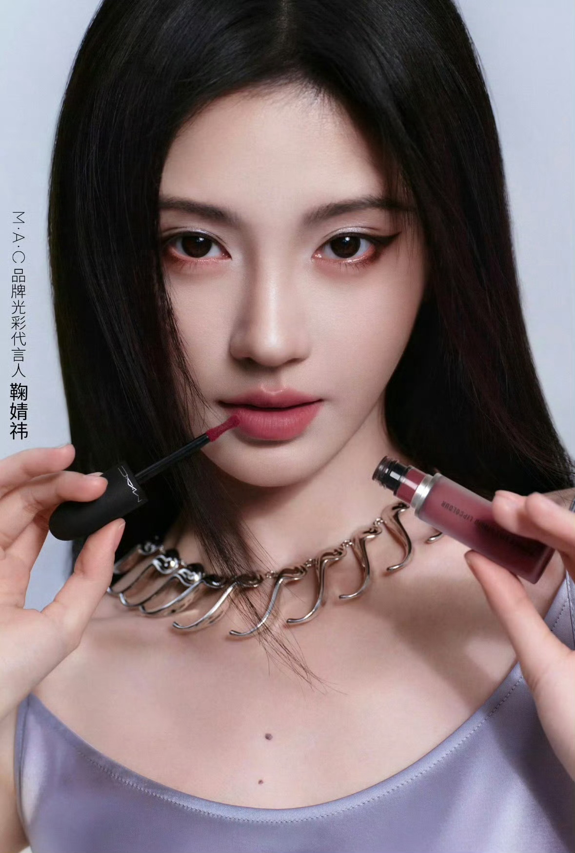 田曦薇鞠婧祎都给沪上阿姨和MAC做过推广，品牌方估计都笑嗨了沪上阿姨 田曦薇鞠婧