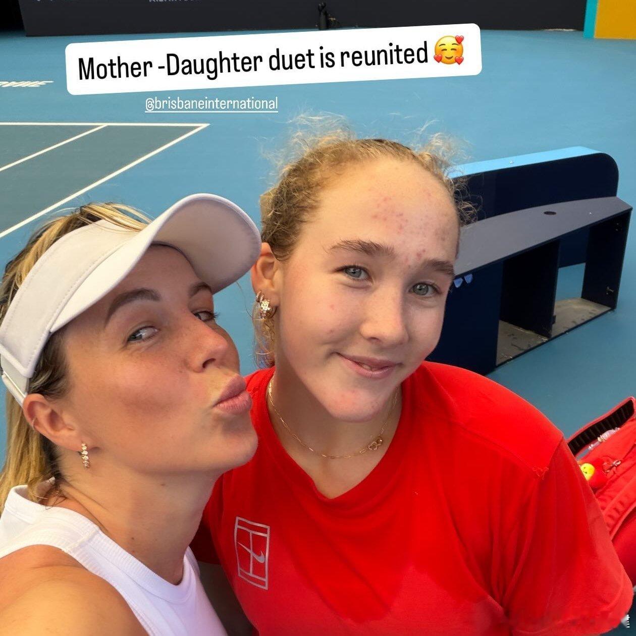 哈哈！母女档！帕芙娃都能当安德列娃的妈妈了吧澳网2026